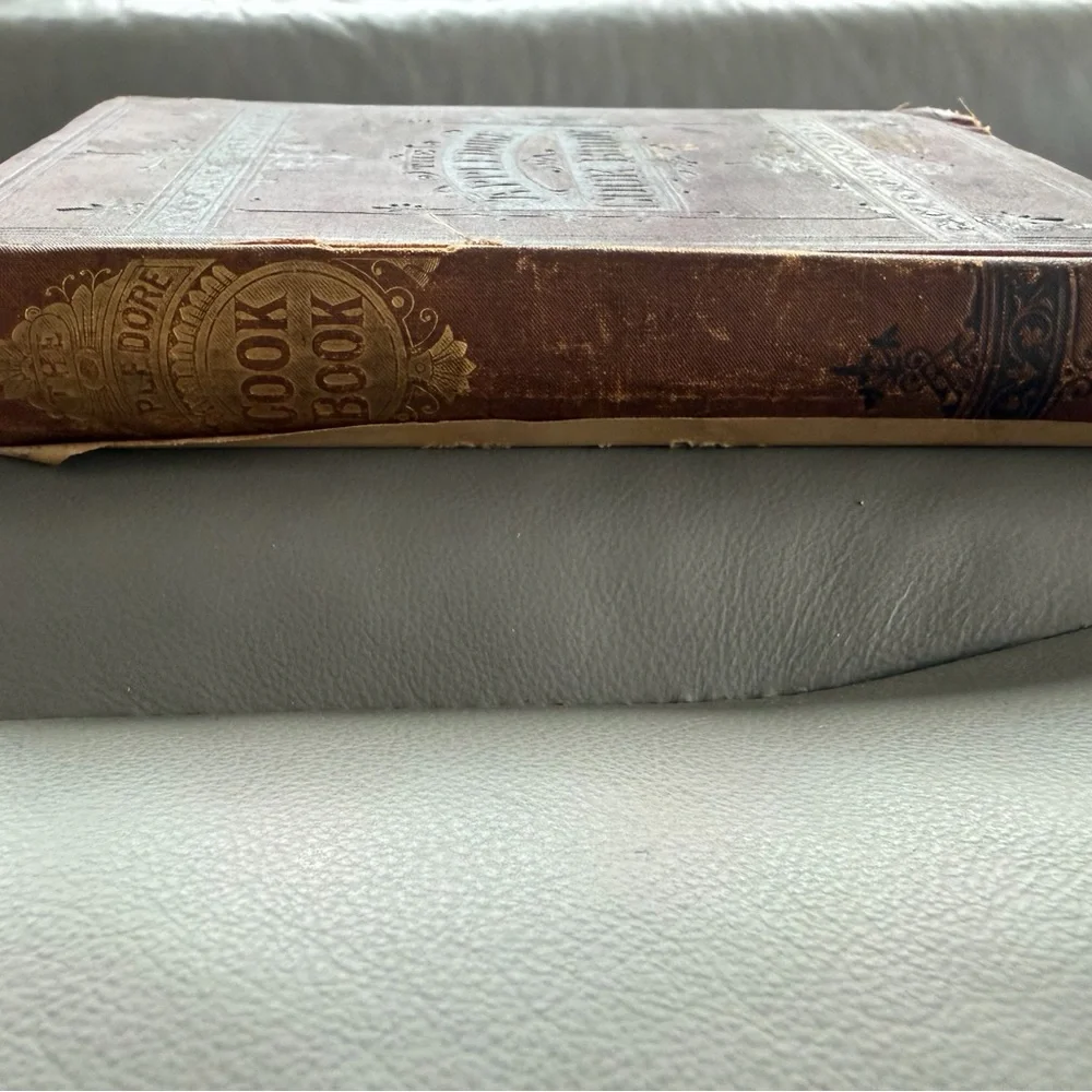 The Appledore Cookbook Practical Receipts 1880 Hardcover‎ Vintage Rare Antique